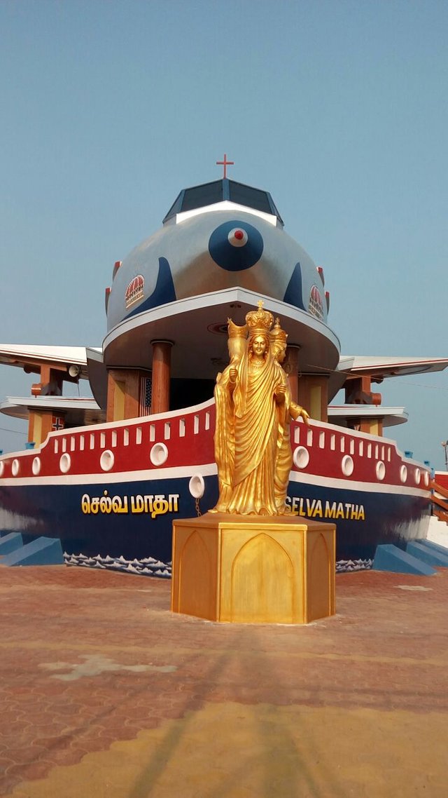 Selva Matha Church - Kappal Matha Church - Uvari Pravin Travels